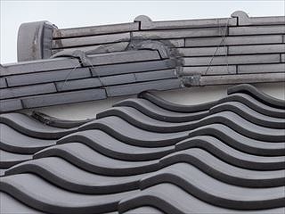 漆喰の詰め直し完了